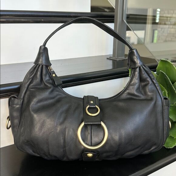 Michael Rome Designs Italian Leather Hobo Shoulder Like NewDesigner Purse